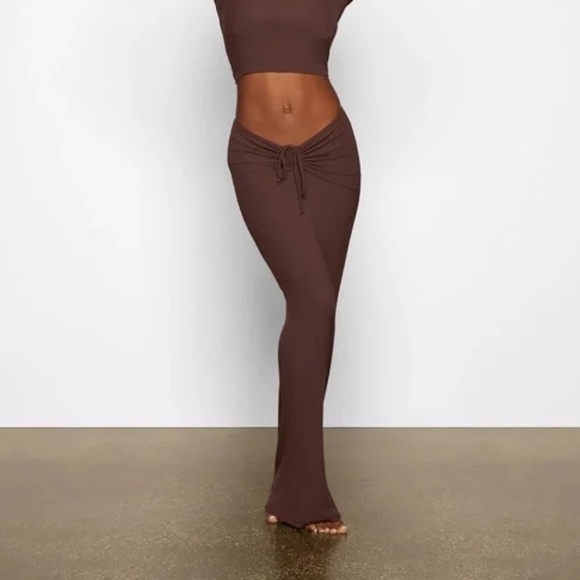 NWT SKIMS Soft Lounge Ruched Long Skirt - size 2X - Picture 2 of 6